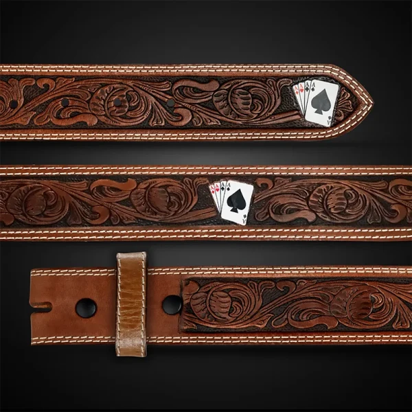 Blackjack Oak Leather Belt